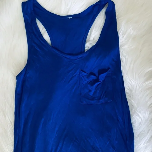 F21 Blue Tank - Picture 2 of 3